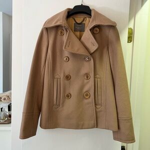 J. Crew Camel Wool Coat by Nello Gori